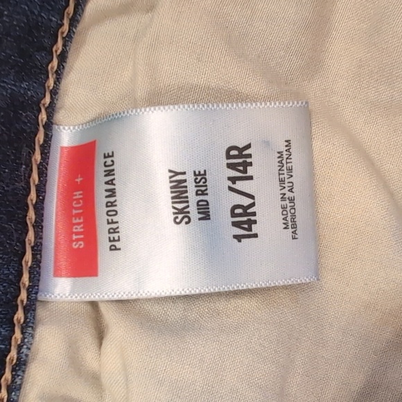 Express Skinny Mid-Rise Blue Jeans - Picture 3 of 9
